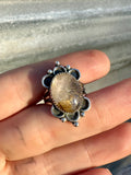 Golden Rutile Ring Size 6