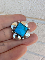 Diamond Turquoise MTF Ring