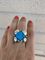 Diamond Turquoise MTF Ring